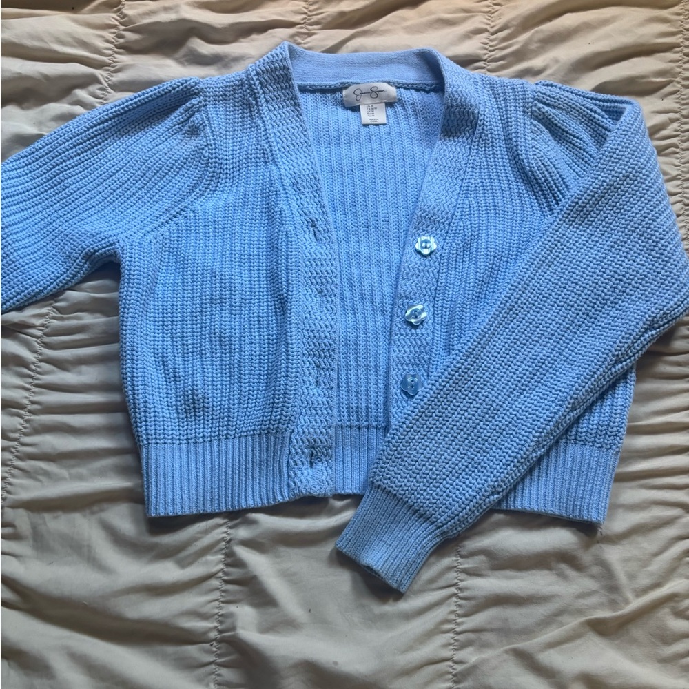 Jessica Simpson Light Blue Cardigan Sweater